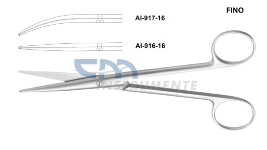 Ножницы LEXER FINO, тонкая модель, 16,5см  